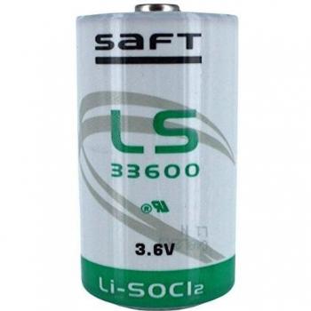 Saft Lithium-Thionylchlorid Akku LS33600 ER‑D – 3,6 V, 17 000 mAh