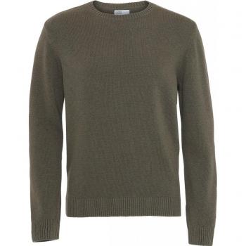 Oro Natural – Suéter de Lana Merino con Tono Dusty Olive