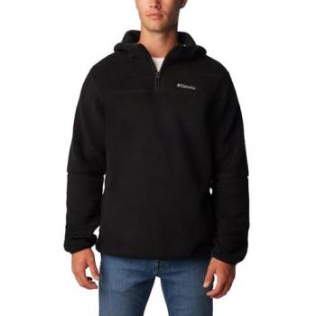 Pile con cappuccio Columbia Rugged Ridge III Sherpa Pullover Nero