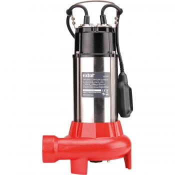 Extol 1100W Pumpen mit Schneidmesser für Schmutzwasser