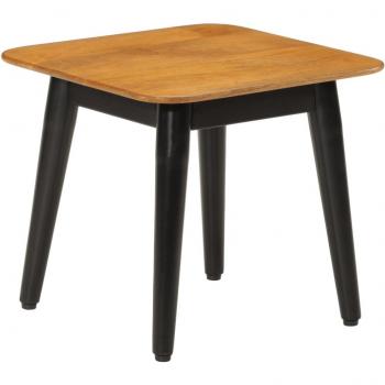 Table basse 45x45x40 cm en bois de manguier massif et fer
