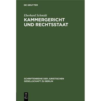 Kammergericht und Rechtsstaat