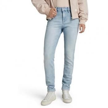 Jeans dritti slim donna G‑Star Ace 2.0 in blu sun faded