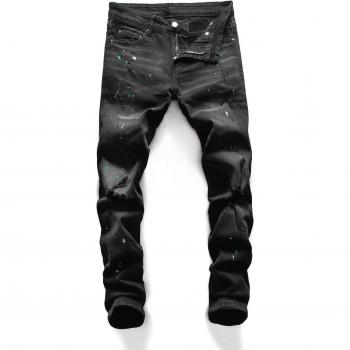 ABOORUN Artistic Men's Denim Pants