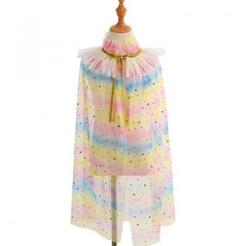 Disfraz de princesa con capa de tul y lentejuelas para Halloween