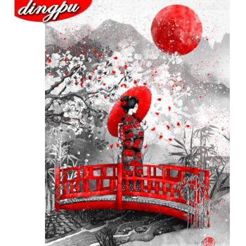 Affiche Bricolage Diamant Rouge