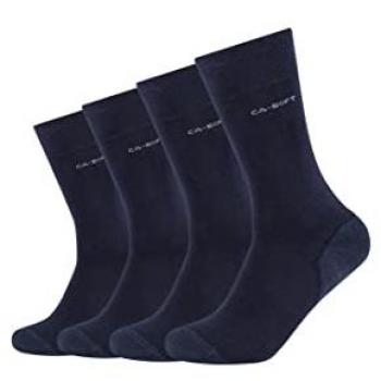 Bleu Intense – Ensemble de 4 Chaussettes Unisexes Camano