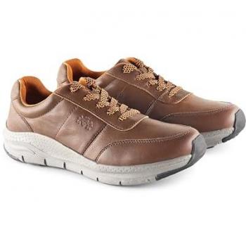 Mens Brown Leather Footwear – Graham Catesby Edition, Size 9