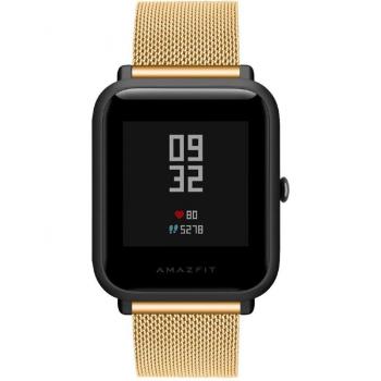 Correa de Acero Inoxidable para Amazfit Bip GTS GTR