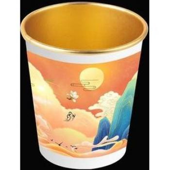 Thickened Gold Foil Paper Cups