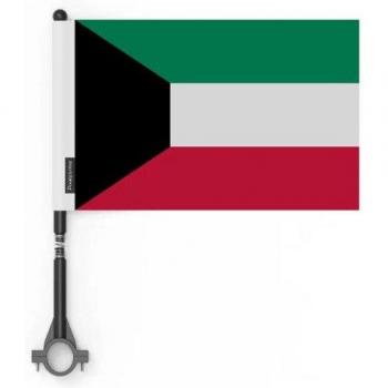 Dual-Sided Kuwait Flag Bundle – 20 pcs, 14x21cm, Polyester Fabric