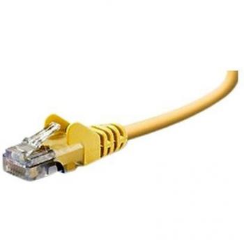 1m Assembled Cat5e UTP Patch Wire – Yellow