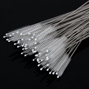 Set de Cepillos de Acero Inoxidable para Limpieza de Pajitas