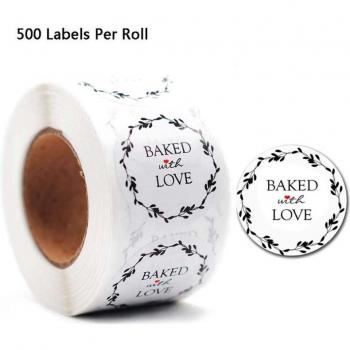 Sceaux autocollants ronds Merci pour votre commande