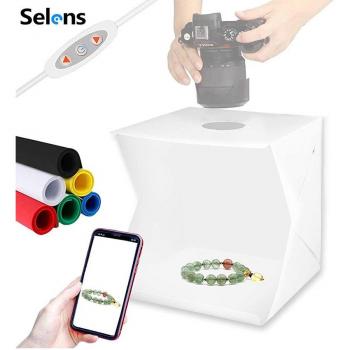 Studio-Lichtkasten „MultiColor“ – Portable Softbox für Foto-Kulissen (24 × 23 × 22 cm)