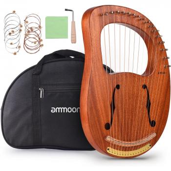 Ammoon WH-16 Holz-Harfe mit Stimm-Schlüssel