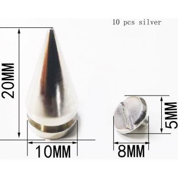 Bronze-Spikes für kreative Schuhgestaltungen