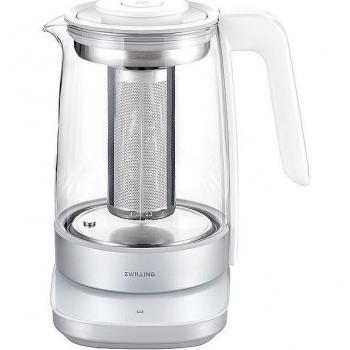 Bouilloire théière en verre Zwilling Enfinigy Argent