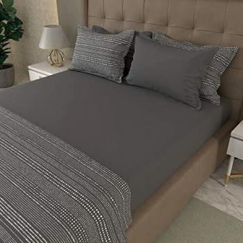 TRIDENT 100% Cotton King Sheet Set with Deep Pocket