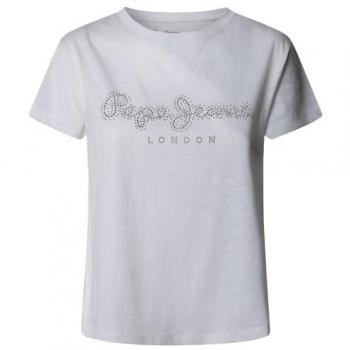 Mujer Ryleigh Camiseta Blanca XS – Eco‑friendly Pepe Jeans
