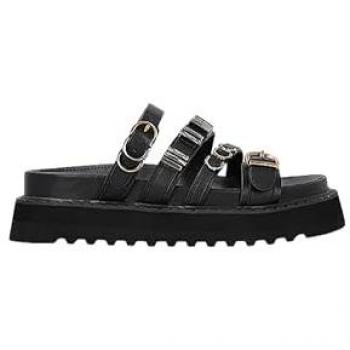 Sandales Kate en cuir noir