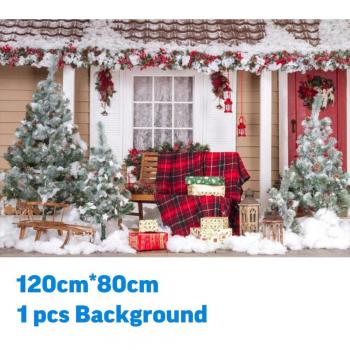 Tissu de Fête Paillettes Hivernales
