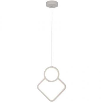 Lámpara Suspendida LED 12W Diseño Actual 28x180cm Color Blanco 3000K