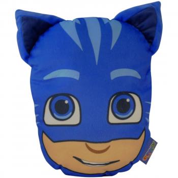 PJ MASKS Catboy Bedtime Cushion, Polyester, Blue, 1 Count