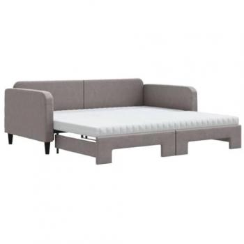 Vega Retractable Seating System Taupe 100x200cm Linen Finish