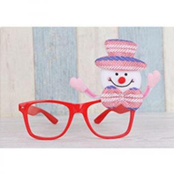 Festive Plastic Santa Glasses for Children