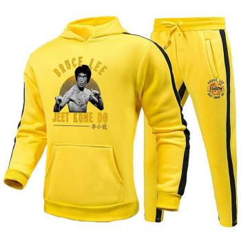 Tenue homme Bruce Lee : short, sweat, chemise et costume