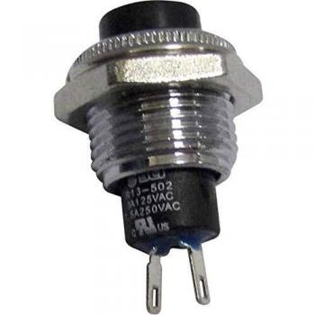 TRU Components TC-R13-502MA-05BK Drucktaster 250 V/AC 1.5 A 1 x Aus/(EIN)