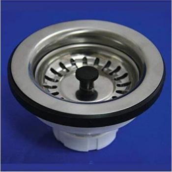 WOLFPACK Vanne d'évier T-73BP -115 1 1/2 panier bas