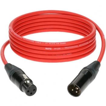 Microphone Cable 2m Red – Klotz M1FM3N0200