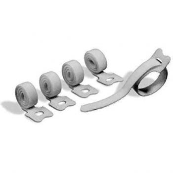 Durable CAVOLINE Cable Management Grip Tie White