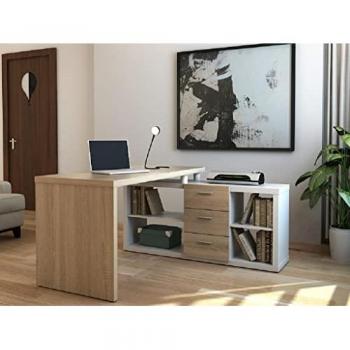 Bureau d'angle avec rangements ALDRIC III