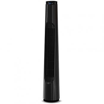 Ventilatore a torre con display LED e telecomando di Ardes modello AR5T85R, 40 watt di potenza, nero, 82 cm di altezza