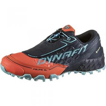 Zapatillas de Trail Running Dynafit Feline SL GORE-TEX mujer, color azul marino y rojo, talla 35 EU