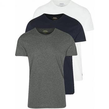 Ralph Lauren T-shirt Polo Court Crew Neck Marine SS X3