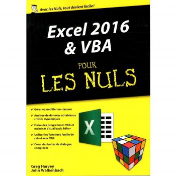 Excel 2016 & VBA pour les nuls