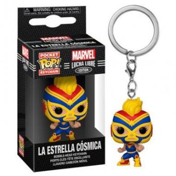 Marvel Lucha Libre Funko Pop Sleutelhanger – Gekleurde Stermix