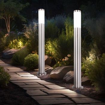 Illuminazione per esterni in acciaio inossidabile, ideale per porte d'ingresso