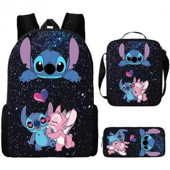 Backpack scolaire à thème Cartoon Stitch