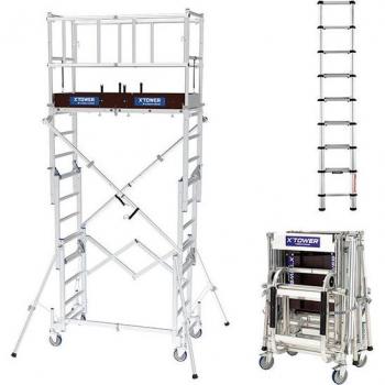 Altezza Lavoro 4m, Scala 2,6m – Tubesca Comabi Telescopico 22405520