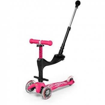 Trottinette rose mini 3 en 1 deluxe