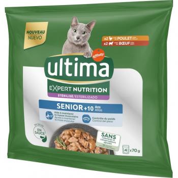 Ultima Expert Nutrition Senior pour Chat Poulet Bœuf