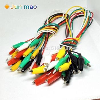 Pinza de cocodrilo 50cm para cables 10 Uds
