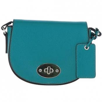 Ashwood Leather Real Leather Saddle Crossbody Bag – Bottle Green Femme