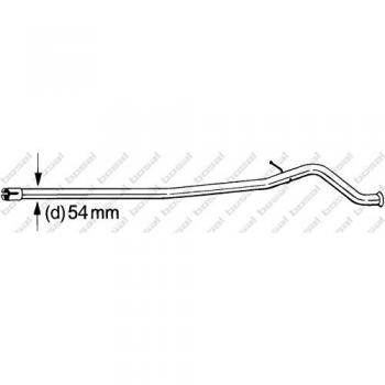 Bosal Tubo Riparazione 889-631 + Catalizzatore
