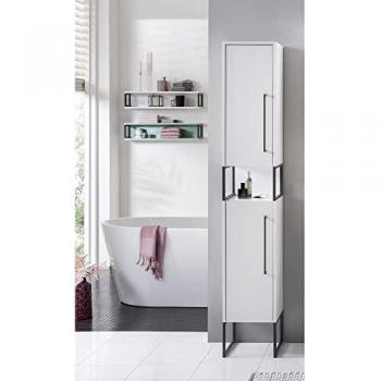 LIMOGES Hochschrank für Badezimmer -80 in Kreideweiß